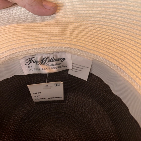 Kentucky Derby Hat Fine Millinary Collection silk scarf band Women’s Hat - Picture 4 of 4